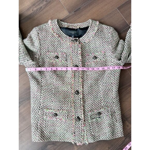 Talbots‎ Blazer gold colored crest buttons SZ: 8P - Picture 9 of 12